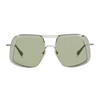 GIGISTUDIOS 6690/7 1190 M SIL Women Sunglasses Transparent green