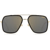 CARRERA CA 273/S 2M2JO - Metal full CARRERA Black gold Square