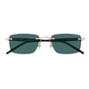 MONT BLANC MB0344S 006 54 - 3 pcs MONT BLANC Black gold Square