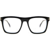 DAVID BECKHAM DB 7000/CS/LE 807 Men Optical with Clip-On Sunglass Black
