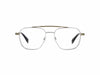 GIGISTUDIOS 67431/2 CEZANNE Unisex Optical Frame SILVER/GOLD