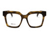 GIGISTUDIOS 6741/7 BACH Unisex Optical Frame Green and brown turtle