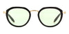 AKONI AKX-409A-49 Unisex Sunglasses Black with Gold