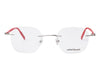 MONT BLANC MB0223O-003 Men Optical Frame Silver