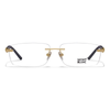 MONT BLANC MB337 030 Men Optical Frame GOLD