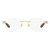 Ray-Ban RB6368I Unisex Optical Gold