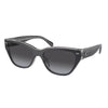 COACH HC 8370U 57458G Women Sunglasses Black with Silver