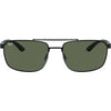 RAYBAN RB 3737002/71 Unisex Sunglass Black