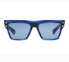 BALMAIN B-V BPS-121D Unisex Sunglasses Blue Swirl