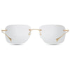 Dita lancier DLX119-A-01 - RIMLESS DITA Gold Square