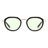 AKONI AKX-409A-49 Unisex Sunglasses Black with Gold