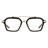 AKONI AKX-413A-51 Unisex Optical Frame Crystal Black and Gold