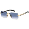 DAVID BECKHAM DB 7109/S RHL08 - 3 pcs DAVID BECKHAM Black gold Square