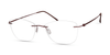 MODO 4601P BURG TP Unisex Optical Frame BURGUNDY