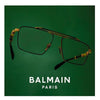 BALMAIN BPX 149 A 56 - Metal full BALMAIN Black gold Square