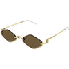 GUCCI GG1604S 002 Women Sunglass Gold
