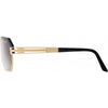 CAZAL CZ9082 001 Unisex Sunglasses BLACK-GOLD