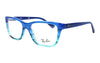 Ray-Ban RB 1536 3731 Kid Optical Frame Blue striped gradient