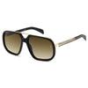 DAVID BECKHAM DB 7101/S 2M2HA Men Sunglasses Black and gold
