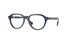 BURBERRY B 2368 3956 Men Optical Frame Blue top on navy blue check pattern