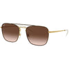 RAYBAN RB3588 9055/13 - Metal full Rayban Black gold Square
