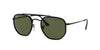 RB 3648-M 002/58 RAYBAN MET FULL ROUND BLACK