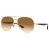 RAYBAN RB3675 001/51 - METAL SHEET Rayban Gold brown Aviator