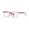 Ray-Ban RB1605 3777 Kid Optical Frame Transparent Pink