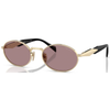 PRADA SPR 65Z ZVN-20I 55 - Metal full Prada Gold Oval