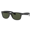 Ray-Ban RB 2132 6462/31 Unisex Sunglasses Black Rubber on Black