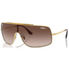 RAYBAN RB3897 001/13 - Metal full Rayban Gold brown Square