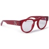 OFF-WHITE OERJ 058 2800 Unisex Optical Frame BURGUNDY