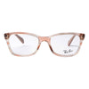 Ray-Ban RB1591 3809 Kid Optical Frame Polished Brown Striped Multicolor