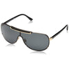 VERSACE VE 2140 1002/87 3N Men Sunglasses GOLD