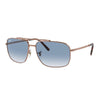 Ray-Ban RB3796 9202/3F Unisex Sunglasses Gold (Rose gold)