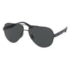 COACH HC 7121 938187 Men Sunglasses Matte Gunmetal
