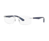 Ray-Ban RB6401II 2595 Unisex Optical Frame Brushed Silver