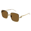 Gucci GG 1279S 002 Women Sunglasses Brown (Shiny Endura Gold)24