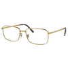 RAYBAN RB 3717V 3086 UNISEX Optical Gold