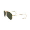Ray-Ban RB3030 L0216 Unisex Sunglasses Polished Gold