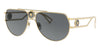 VERSACE VE 2225 1002/87 3N Unisex Sunglasses GOLD