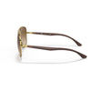 RAYBAN RB3683 001/51 56 - Metal full Rayban Gold Square