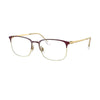 Ray-Ban RB6494 3156 Unisex Optical Frame Polished Bordeaux On Gold