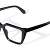 OFF-WHITE OERJ 052 1000 Unisex Optical Frame Black