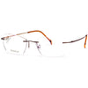STEPPER SI-3219B F010 52 Women Optical Frame Rose Gold