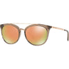 ARMANI EXCHANGE AX 4068S 82404Z Women Sunglasses gray transparent pink gold