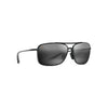 MAUI JIM MJ 437-02 Men Sunglasses Black Gloss