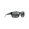 MAUI JIM MJ 604-02 Men Sunglasses Black Gloss with Grey interior