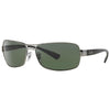 RayBan RB 3379 004/58 3P Men Sunglass Gunmetal