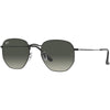 RAYBAN RB 3548 002/71 Unisex Sunglass Black